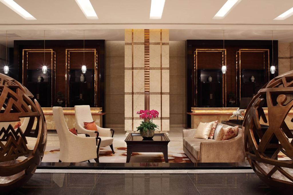 Posezení v ubytování Sheraton Hefei Xinzhan Hotel