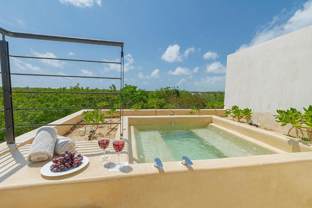 Photo inspiration: Visual Reference: 2Br Penthouse With Private Jacuzzi At Aldea Zama Tulum Precios