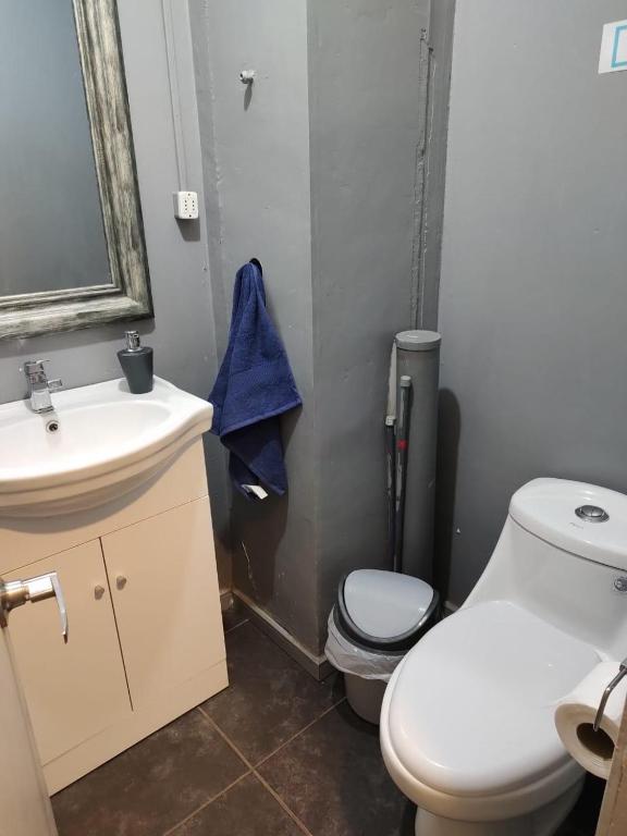 Koupelna v ubytování Hostal La Casona Ensenada con parking