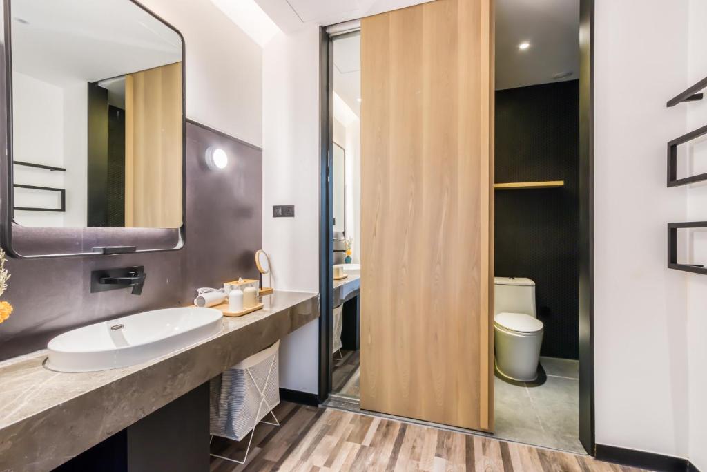 Koupelna v ubytování Cozylife Hotel Canal