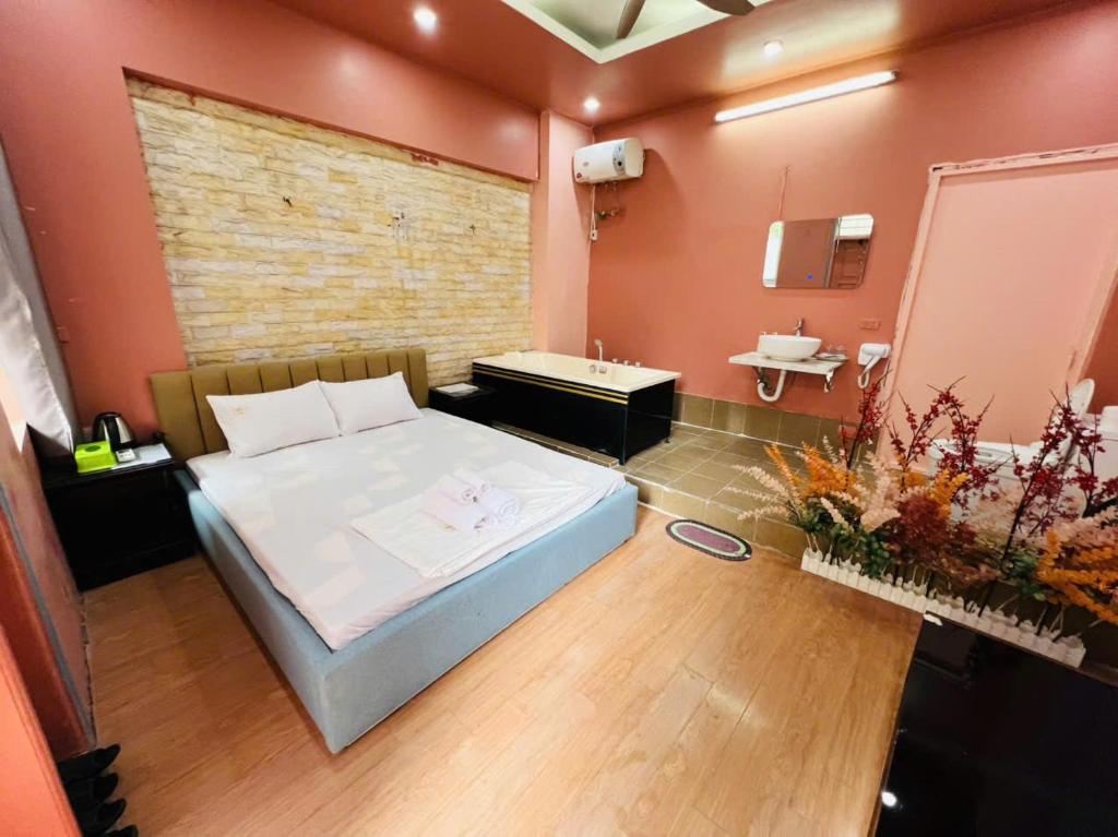 Postel nebo postele na pokoji v ubytování MB House