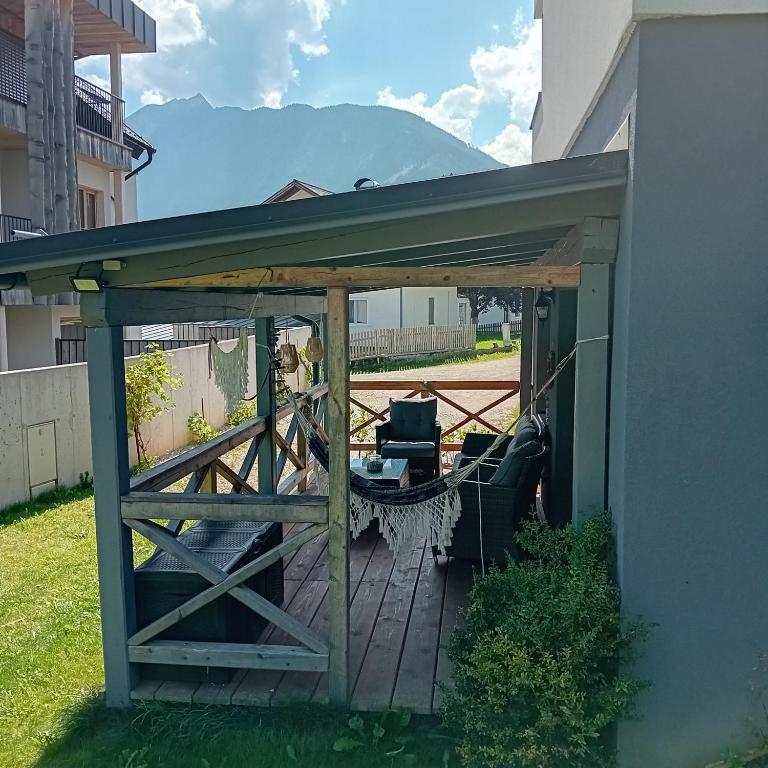 Balkón nebo terasa v ubytování Haus Mozart