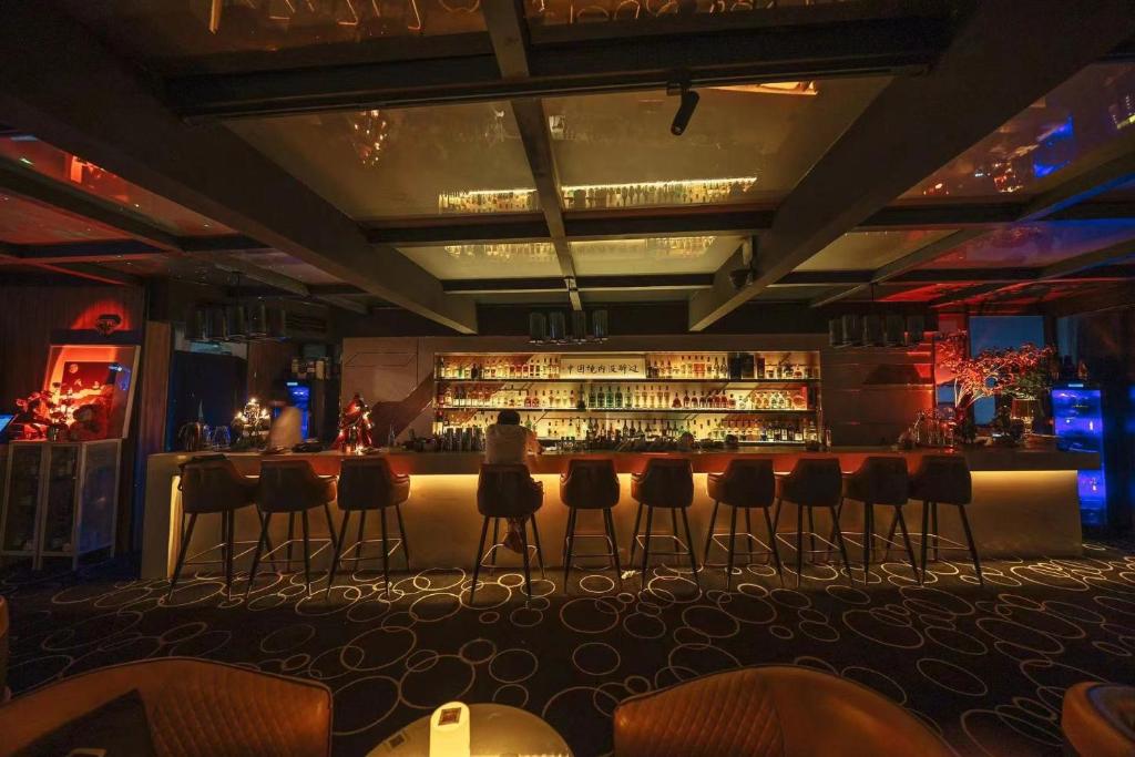 Lounge nebo bar v ubytování Cozylife Hotel Canal