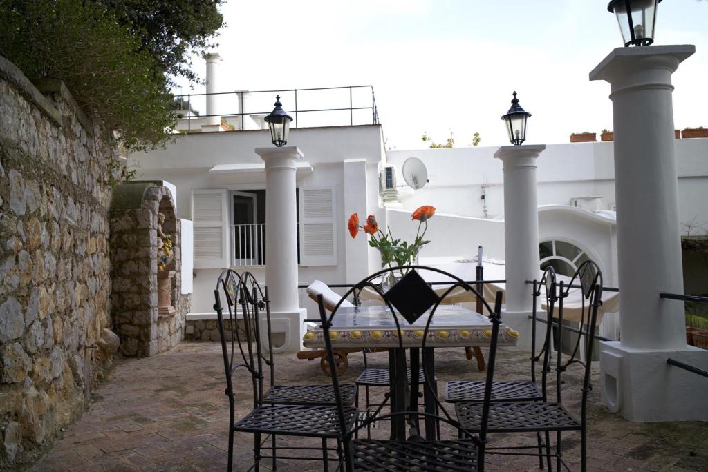 Balkón nebo terasa v ubytování Villacore Capri
