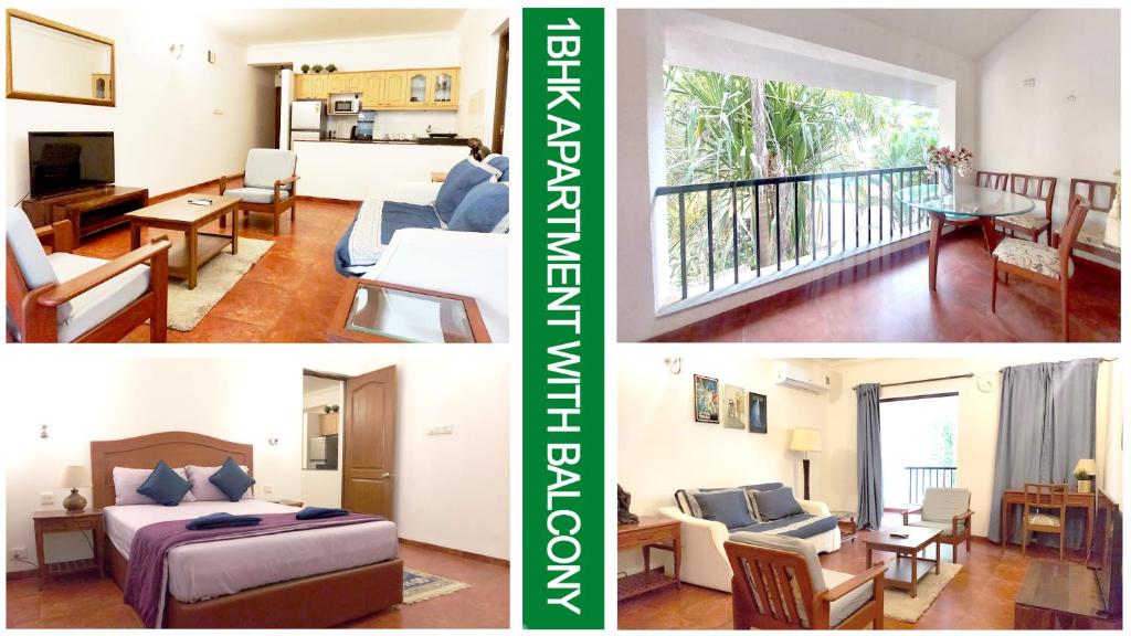 Posezení v ubytování Susegad Suites Arpora Apartments & Villas with Reserved Parking