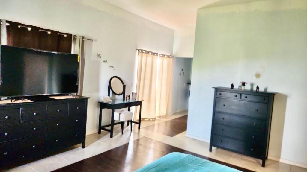 TV a/nebo společenská místnost v ubytování Casa Relax