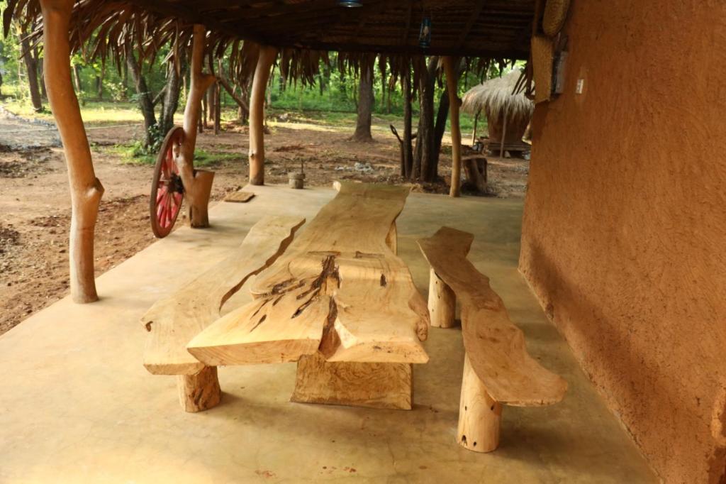 Zahrada ubytování Kataragama Clay House Yala