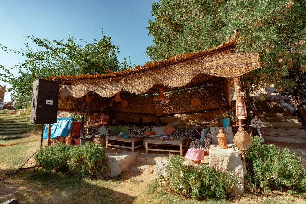Zahrada ubytování Krouma Camp & Ecolodge
