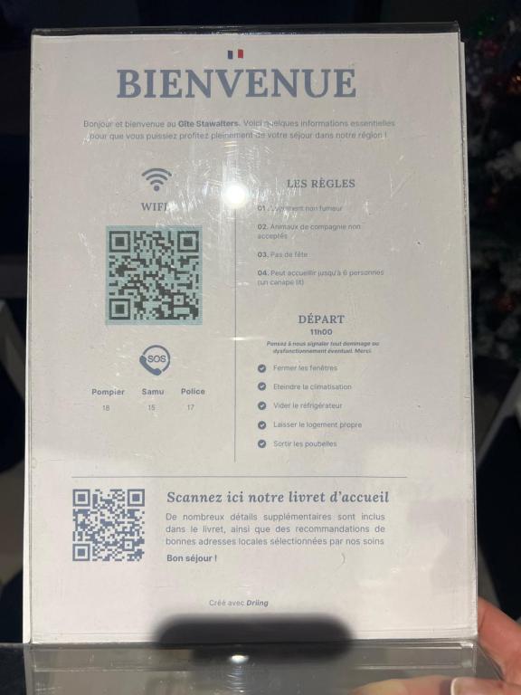 Certifikát, hodnocení, plakát nebo jiný dokument vystavený v ubytování Stawalters