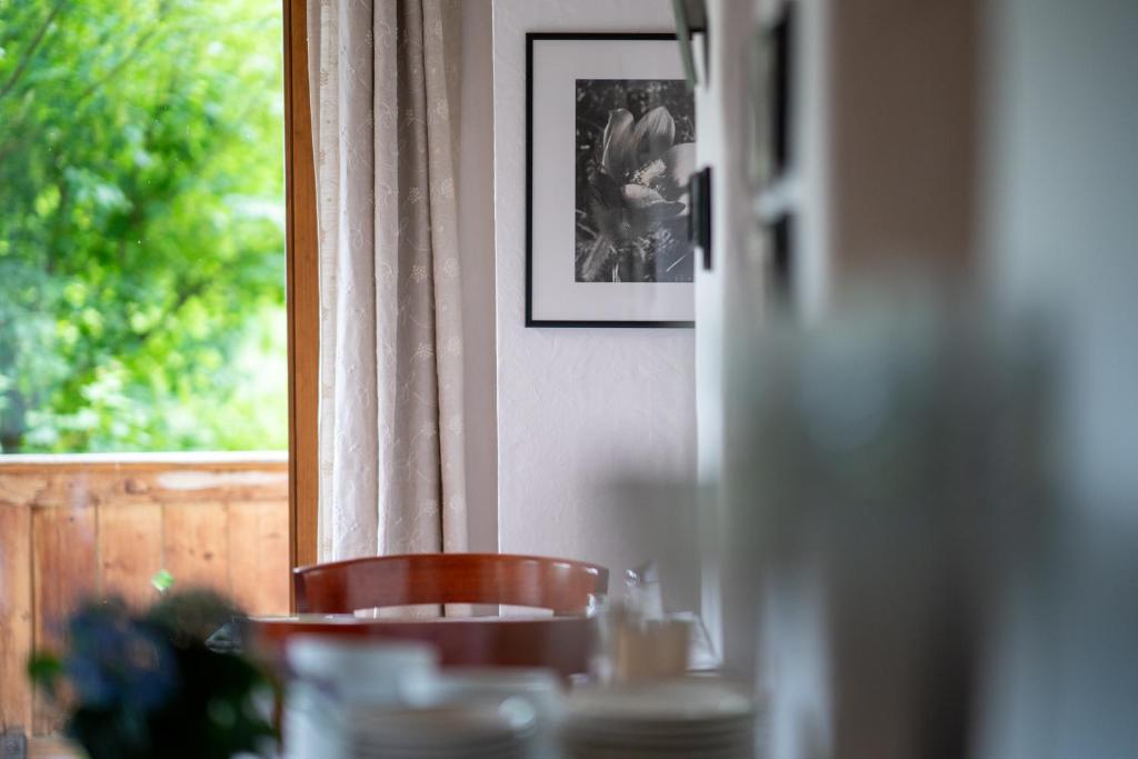 A seating area at Ferienpension Senfter