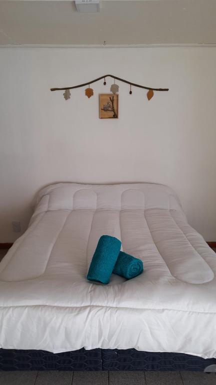 Ένα ή περισσότερα κρεβάτια σε δωμάτιο στο Habitacion con baño en Sweet