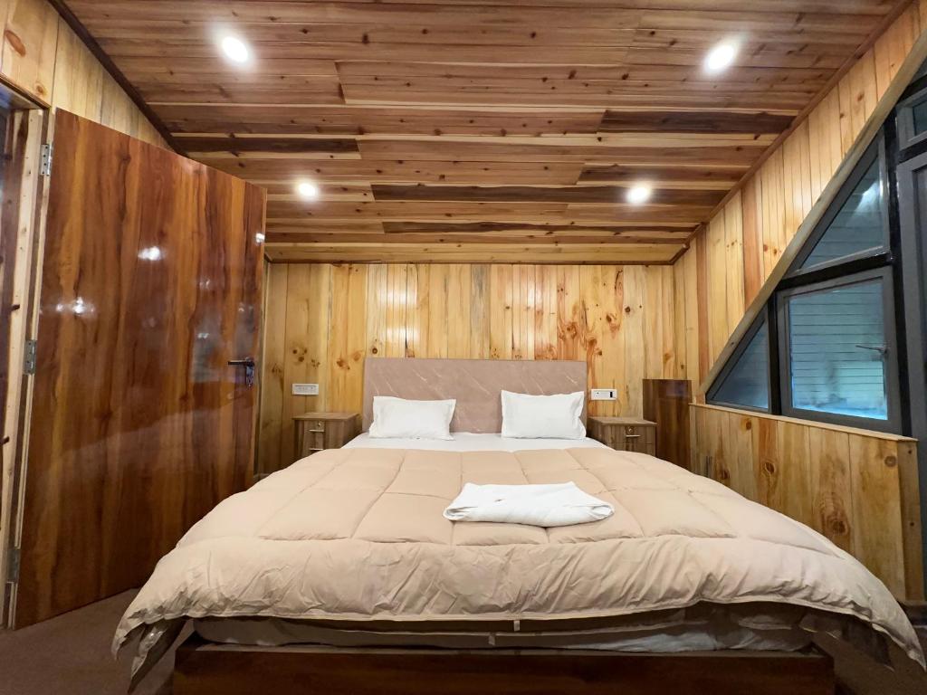 Postel nebo postele na pokoji v ubytování Hotel Basera