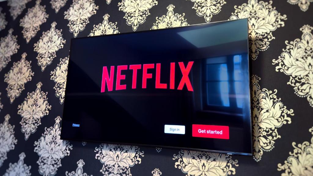 Televízia a/alebo spoločenská miestnosť v ubytovaní Residence 9
