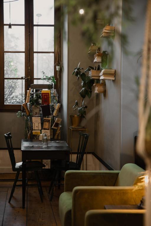 Posezení v ubytování Le Boutik Hotel