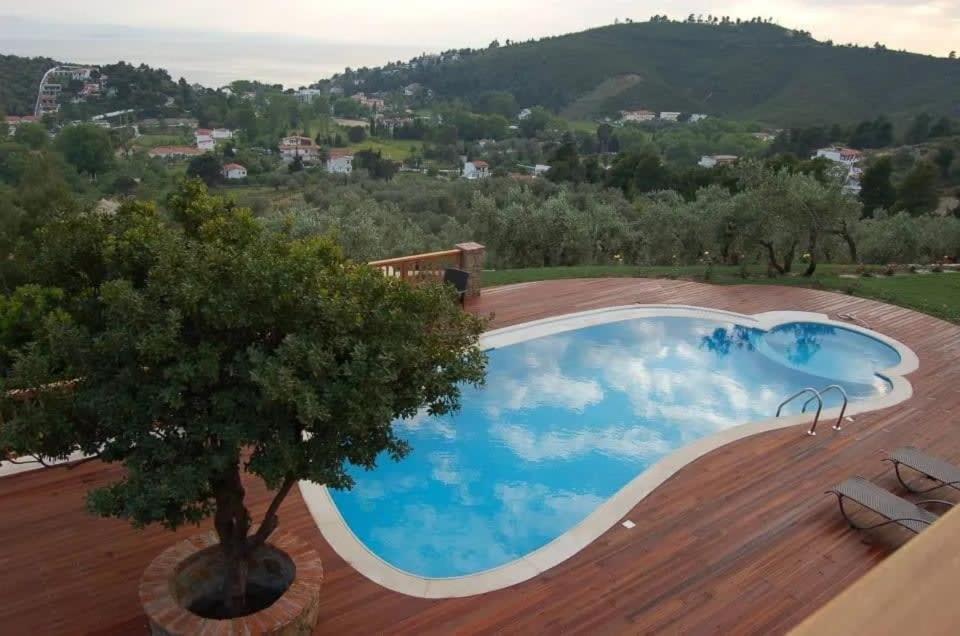 Üldine mäevaade või majutusasutusest Luxury Villa Nefeli in Skiathos featuring an Exclusive Private Pool Oasis pildistatud vaade