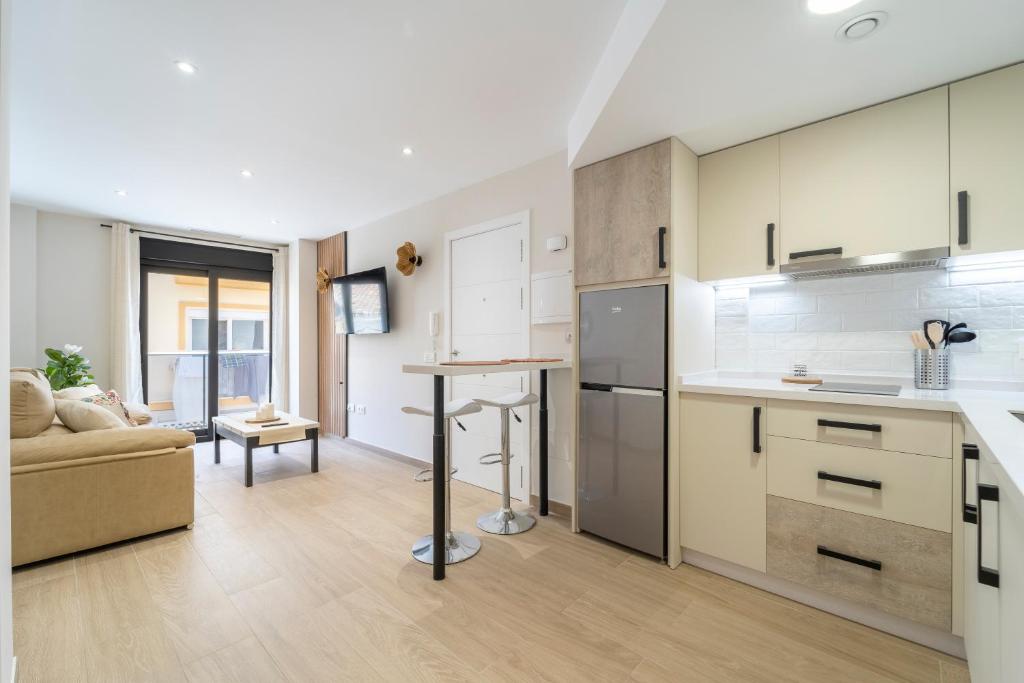 Η κουζίνα ή μικρή κουζίνα στο Gala Holidays City Center and Beach