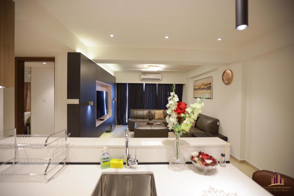 Oleskelutila majoituspaikassa Solaris Cozy Abode
