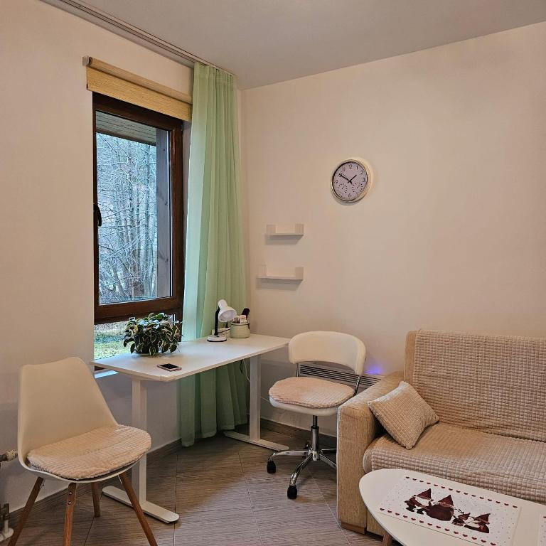 Posezení v ubytování Green life Ski & Spa Studio
