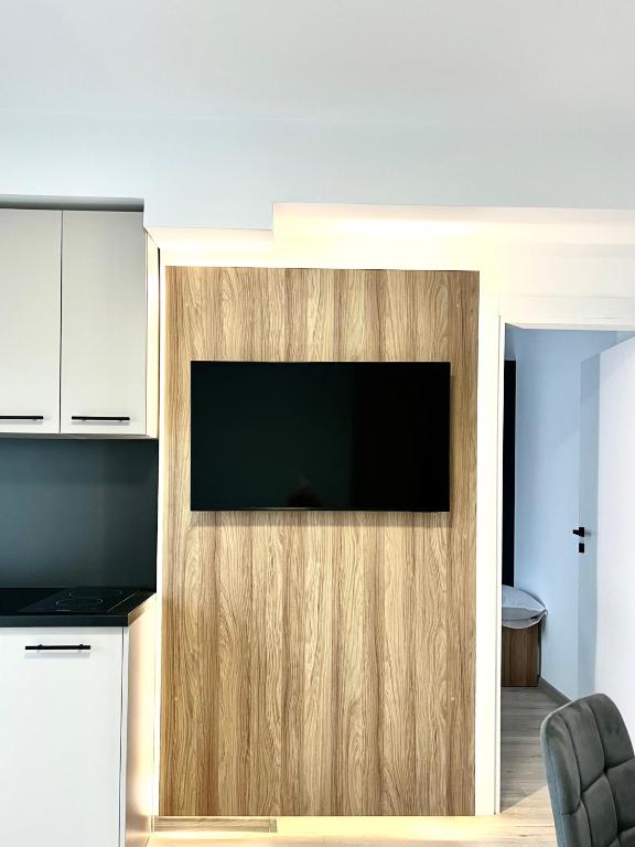 TV a/nebo společenská místnost v ubytování Riverside ApartHotel by InnTime