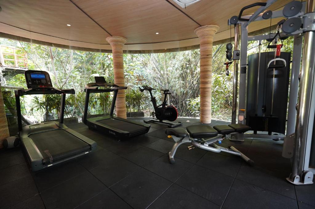Fitness centrum a/nebo fitness zařízení v ubytování Ulaman Eco Luxury Resort