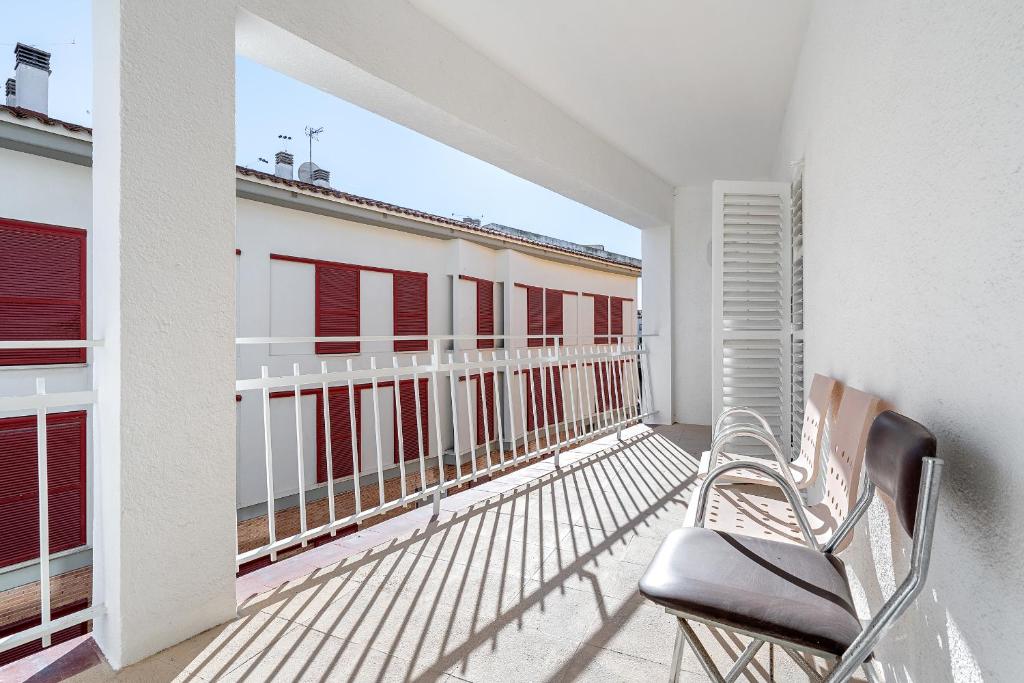 Balkón alebo terasa v ubytovaní Hauzify I Apartament Riera