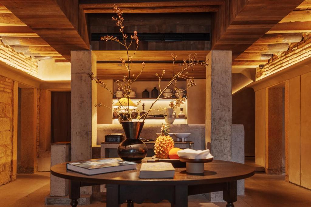 Posezení v ubytování Linggan Anyu Hotel