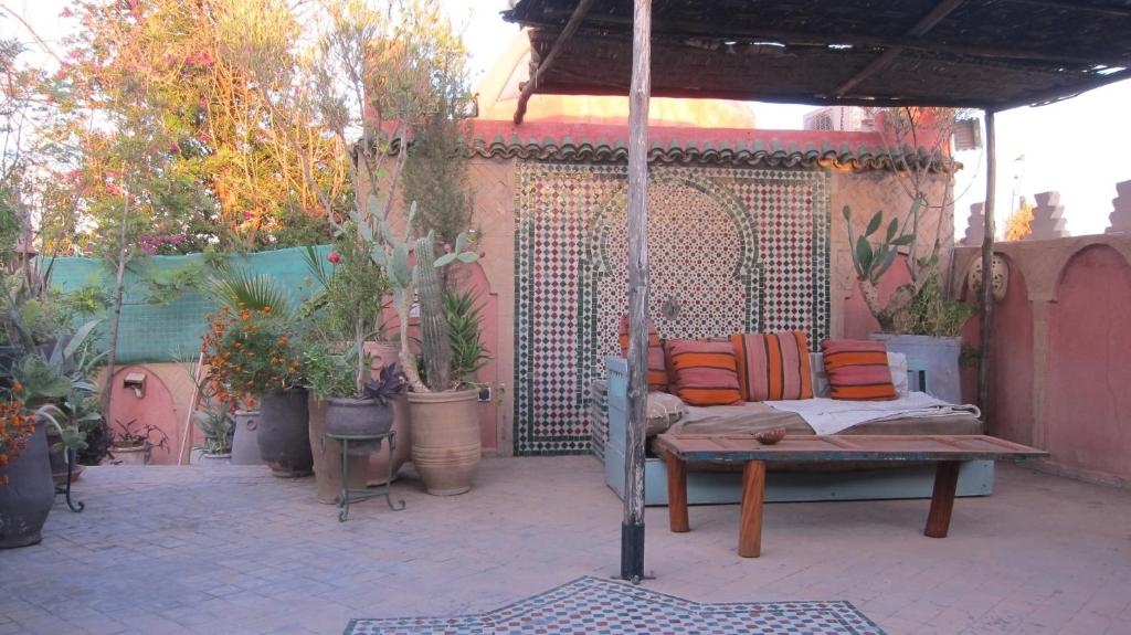 Patio nebo venkovní prostory v ubytování Riad Maizie