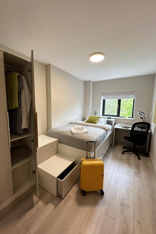 Postel nebo postele na pokoji v ubytování Cúirt na Coiribe Summer Accommodation