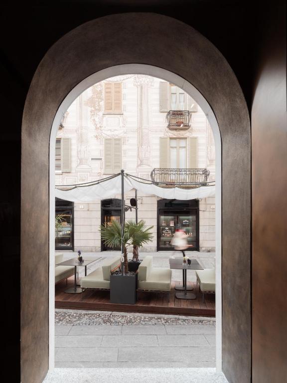 Posezení v ubytování Posta Design Hotel