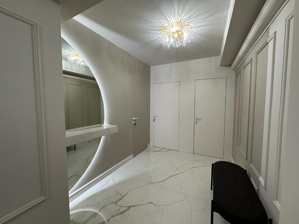 Ένα ή περισσότερα κρεβάτια σε δωμάτιο στο Sav Residence