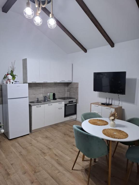 Kuchyň nebo kuchyňský kout v ubytování Casa Dora