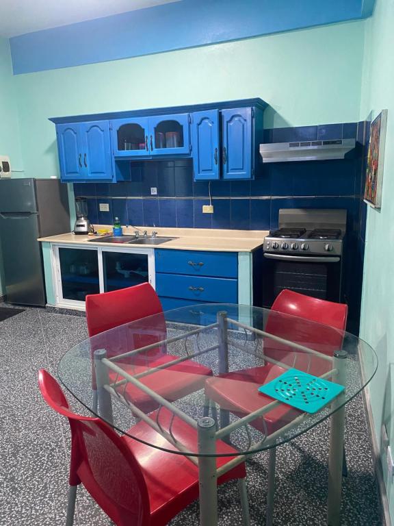 Kuchyň nebo kuchyňský kout v ubytování Casa Azul - Apartment
