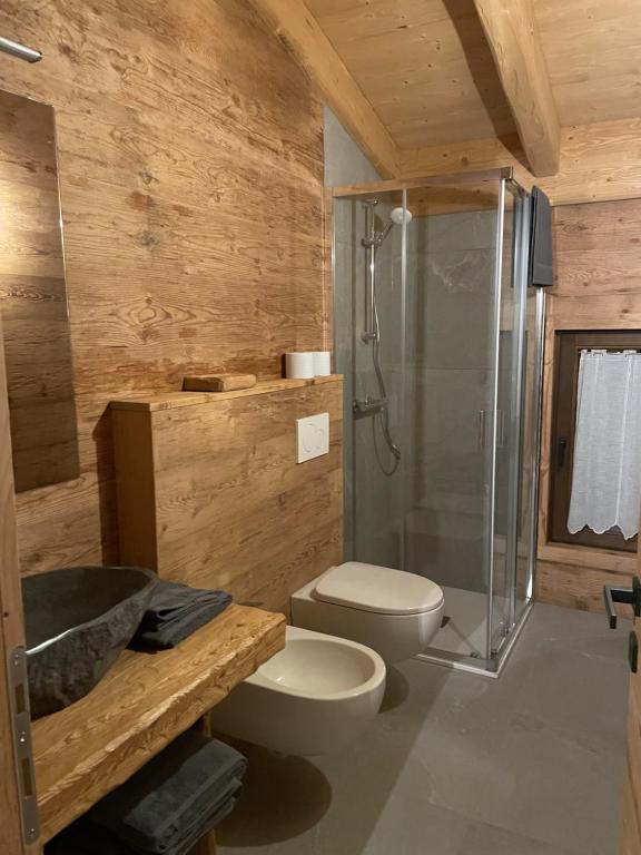 Vannituba majutusasutuses Sabbionaccio Apartments & Spa