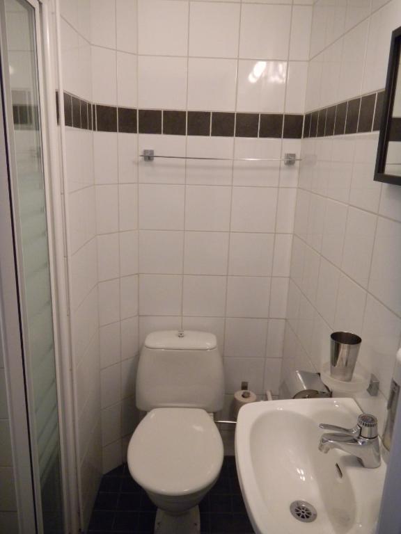 Koupelna v ubytování Lages Motel