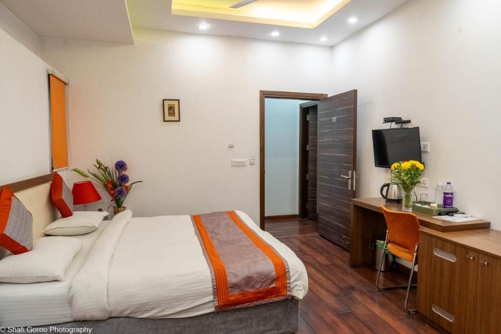 Postel nebo postele na pokoji v ubytování Orania B & B by Atsar
