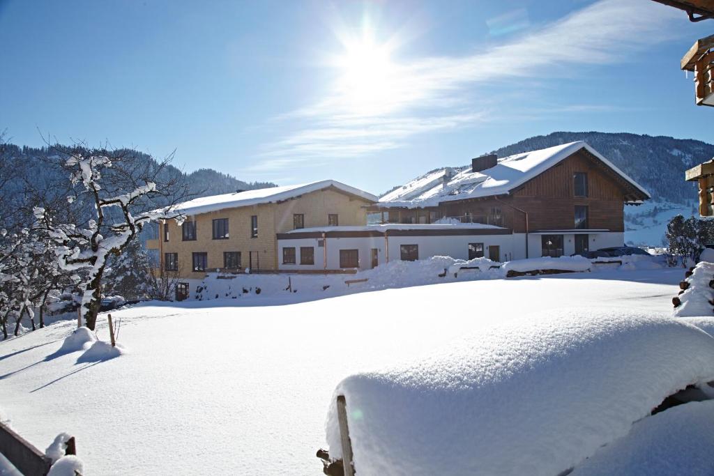 Hotel garni Oberdorfer Stuben v zimě