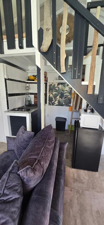 Posezení v ubytování Bungalow Kerma