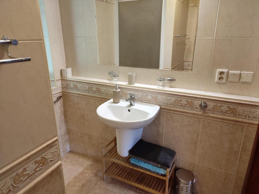 Koupelna v ubytování Apartmany Chribska