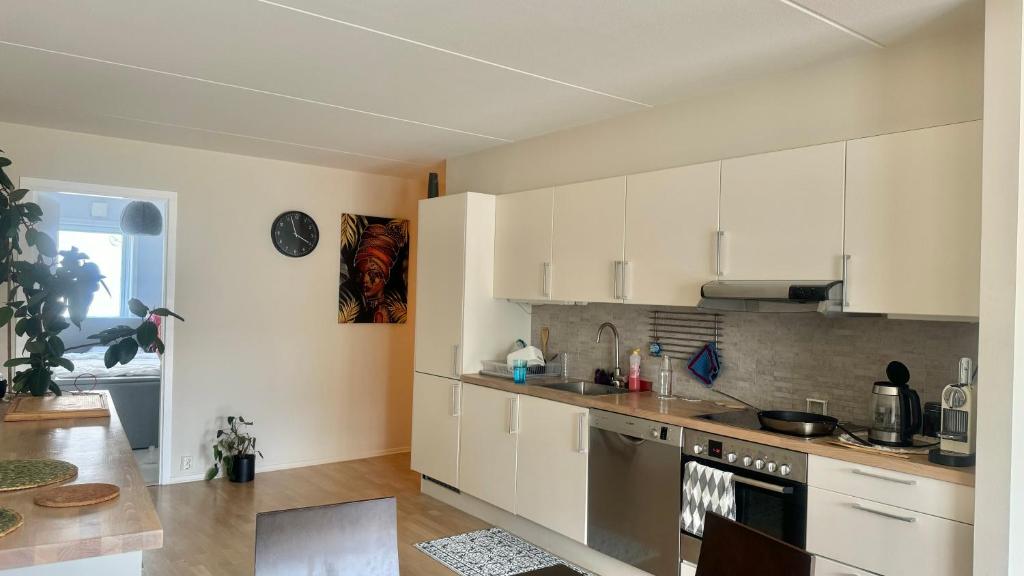 Kuchyň nebo kuchyňský kout v ubytování Oslo VIBE