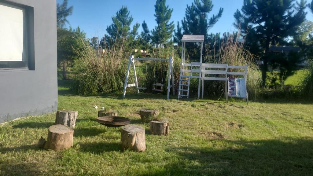 Ein Garten an der Unterkunft Casa de campo, paz, tranquilidad