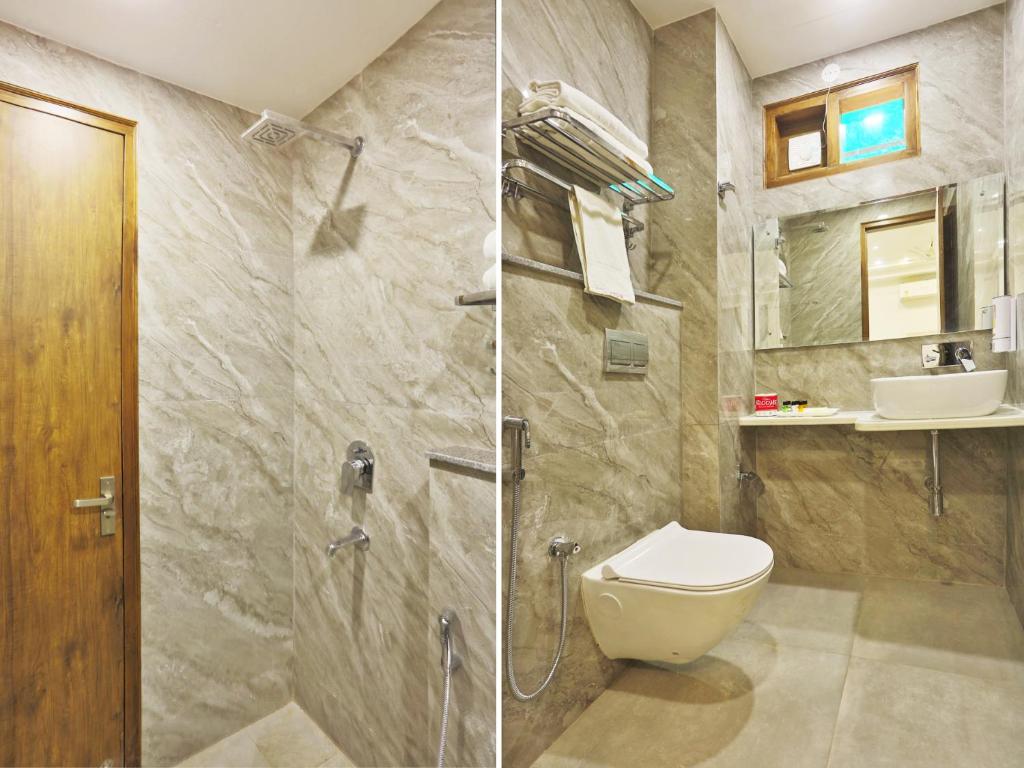 Koupelna v ubytování Hotel Mehul International -New Delhi City Center