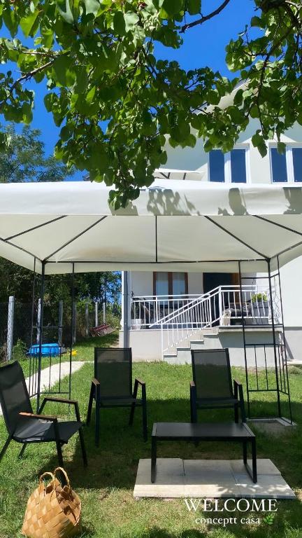 Zahrada ubytování Conceptt casa