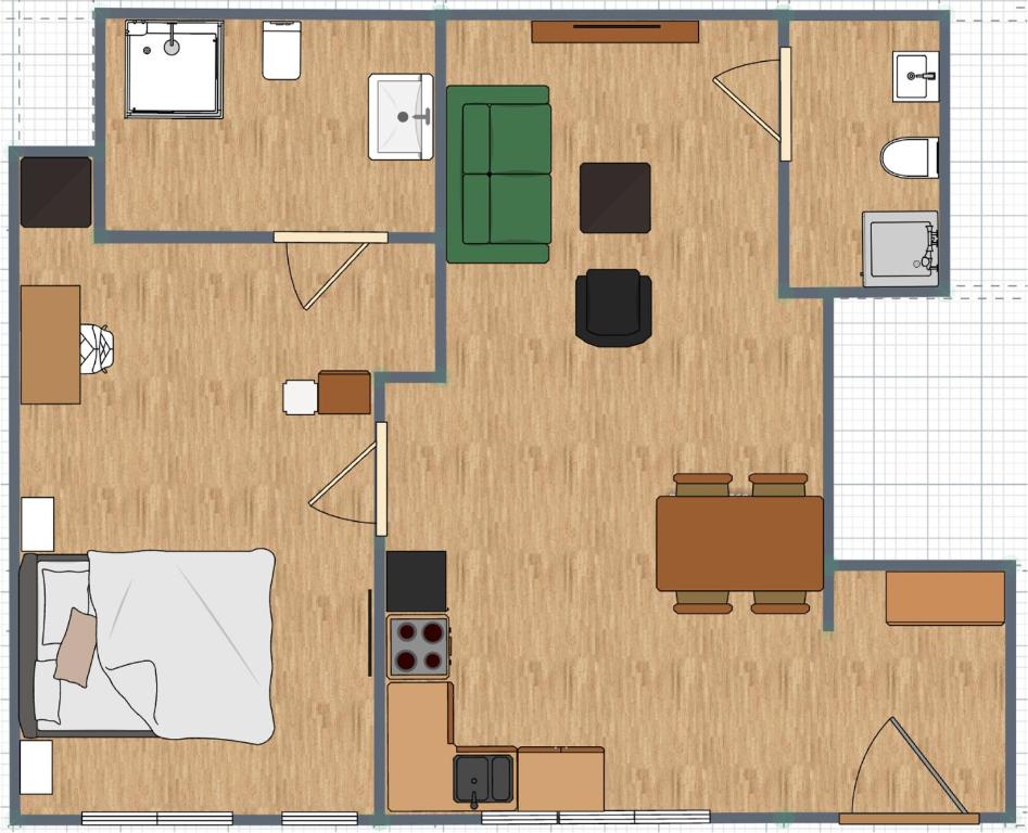 Soho Boho Apartments - with sunny rooftop terrace and fiber optic internet - Appartement 1 Chambre