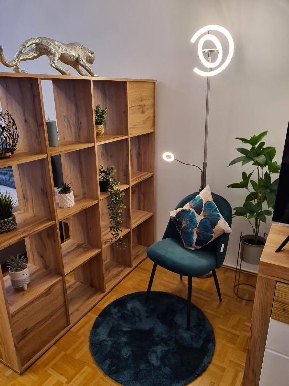 Posezení v ubytování Apartment Crema