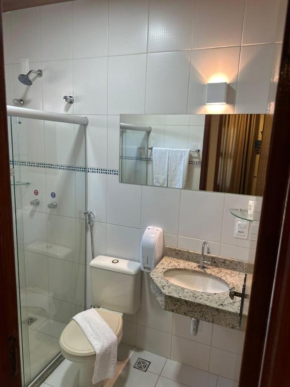 Koupelna v ubytování Ilheus North Hotel