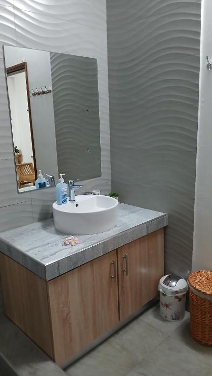 Koupelna v ubytování Villa Kiara