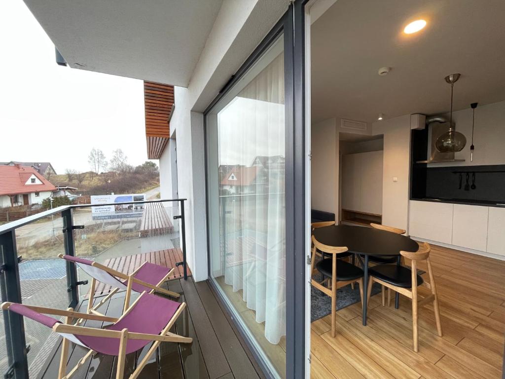 Balkón nebo terasa v ubytování Aparthotel Anchoria Holiday Honest-Serwis