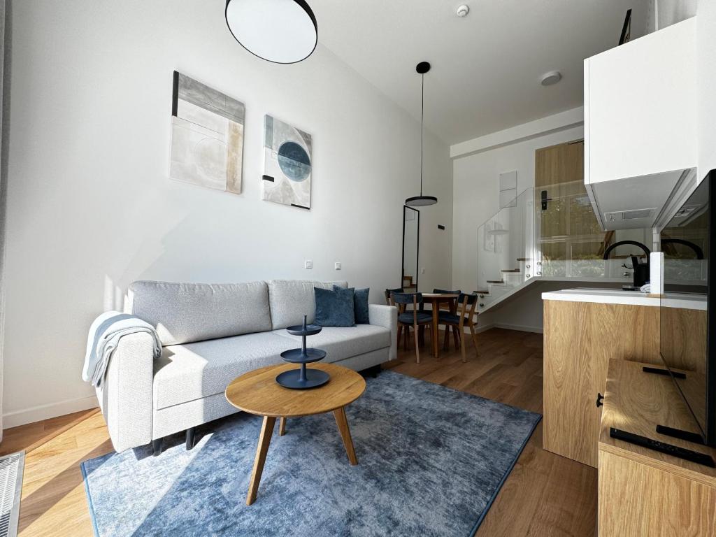 Kuchyň nebo kuchyňský kout v ubytování Aparthotel Anchoria Holiday Honest-Serwis