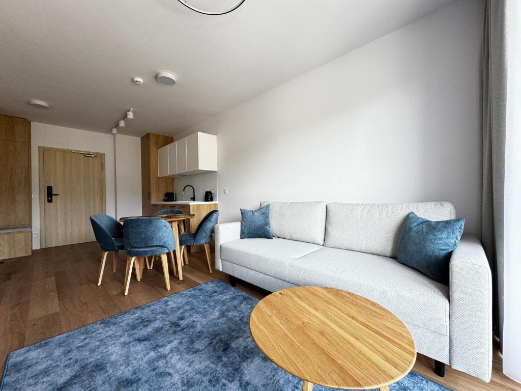 Posezení v ubytování Aparthotel Anchoria Holiday Honest-Serwis