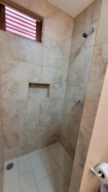 Koupelna v ubytování Hotel Amecatl